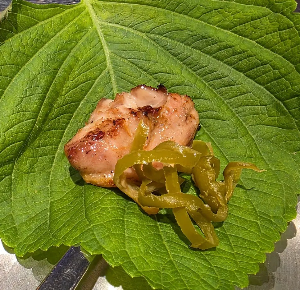 Dakgalbi on the grill