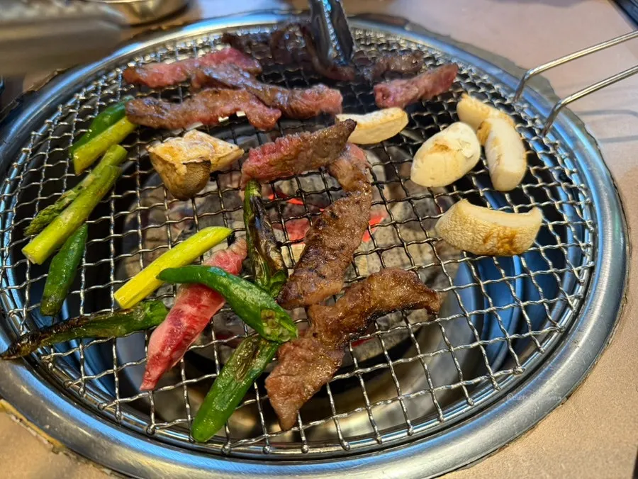 마늘로 간을 한 양념소갈비살 1인분