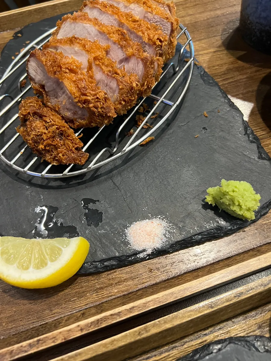 Close-up of the special loin katsu at Yangjae Katsu