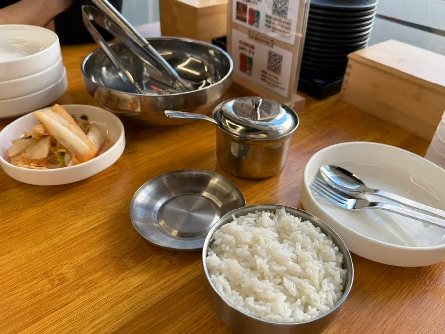 메밀 바지락칼국수 바지락 클로즈업