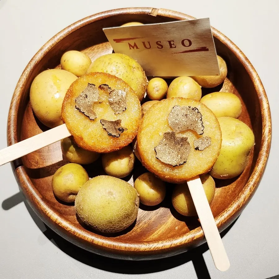 MUSEO Korean fine-dining dinner with potato-shred ice cream in Seocho