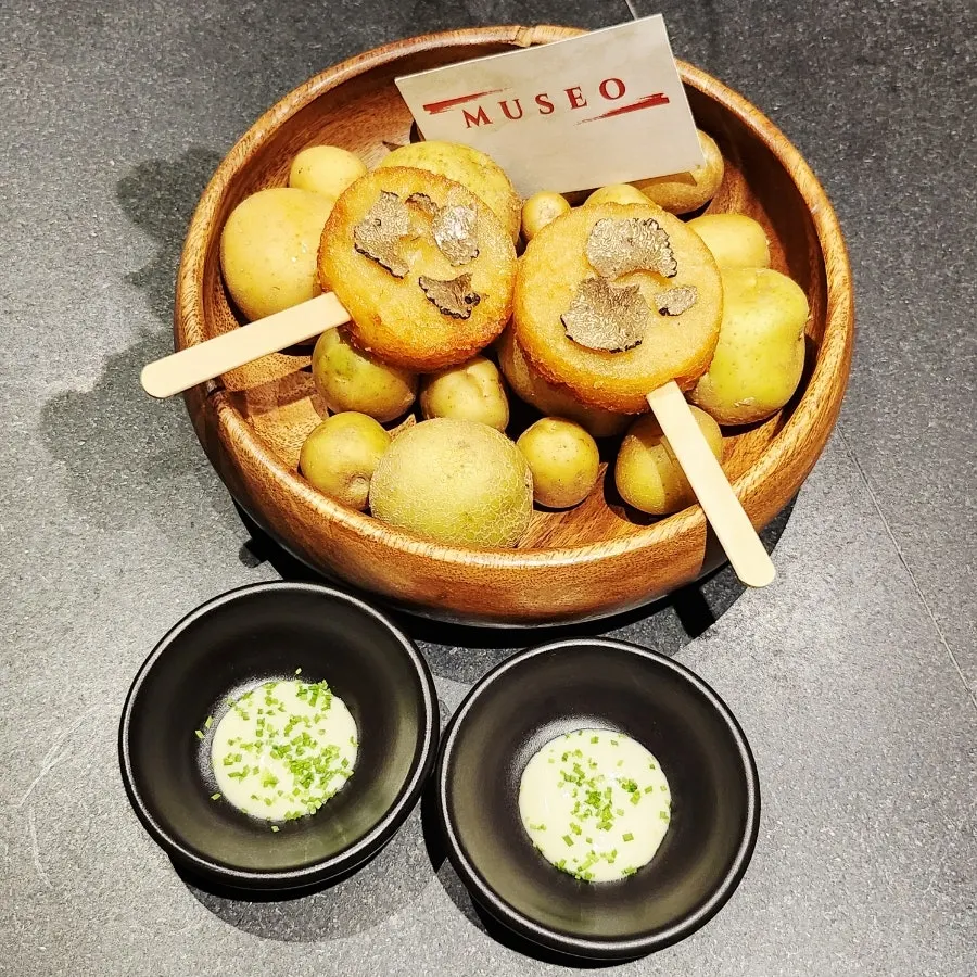 MUSEO Korean fine-dining dinner with potato-shred ice cream in Seocho