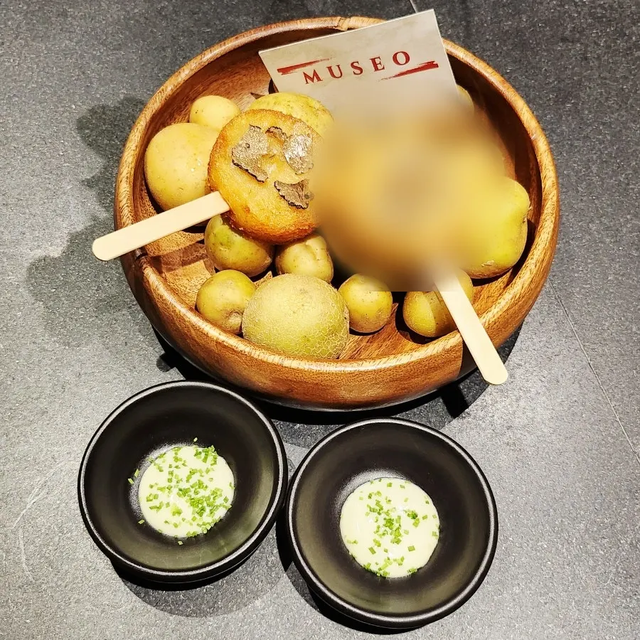 MUSEO Korean fine-dining dinner with potato-shred ice cream in Seocho