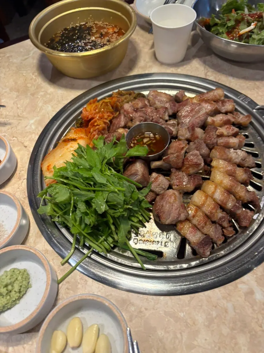 한돈 소금구이 큰판