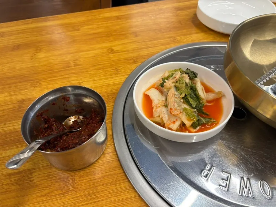 물김치와 다데기 기본찬