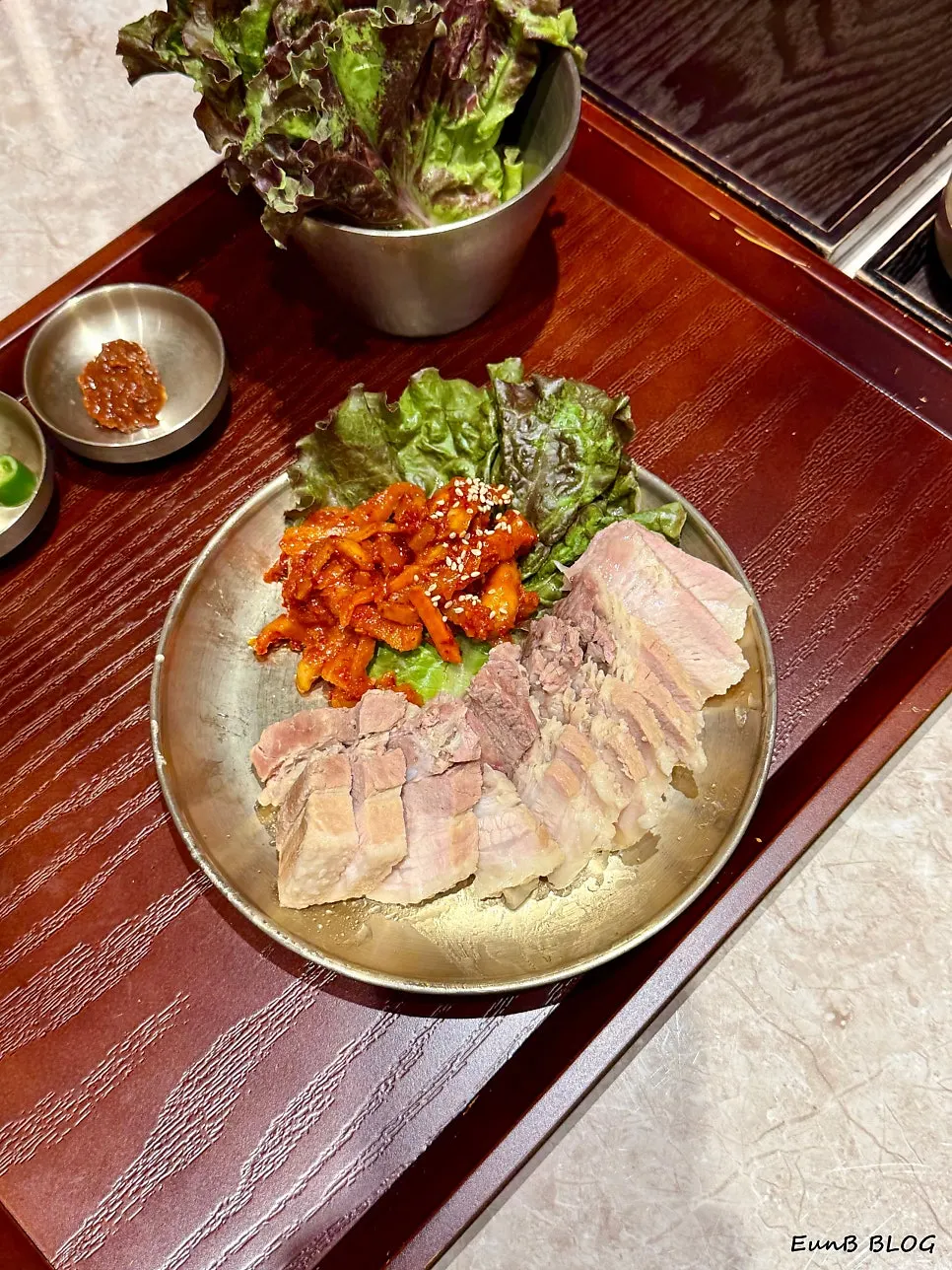 양재옥 반상 메뉴와 기본 찬