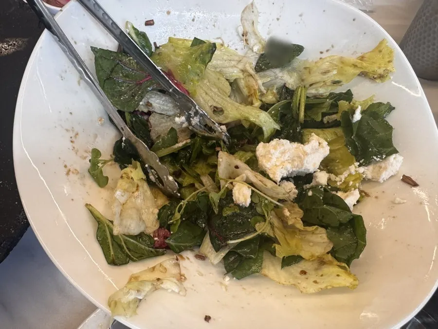 Leftover ricotta cheese salad