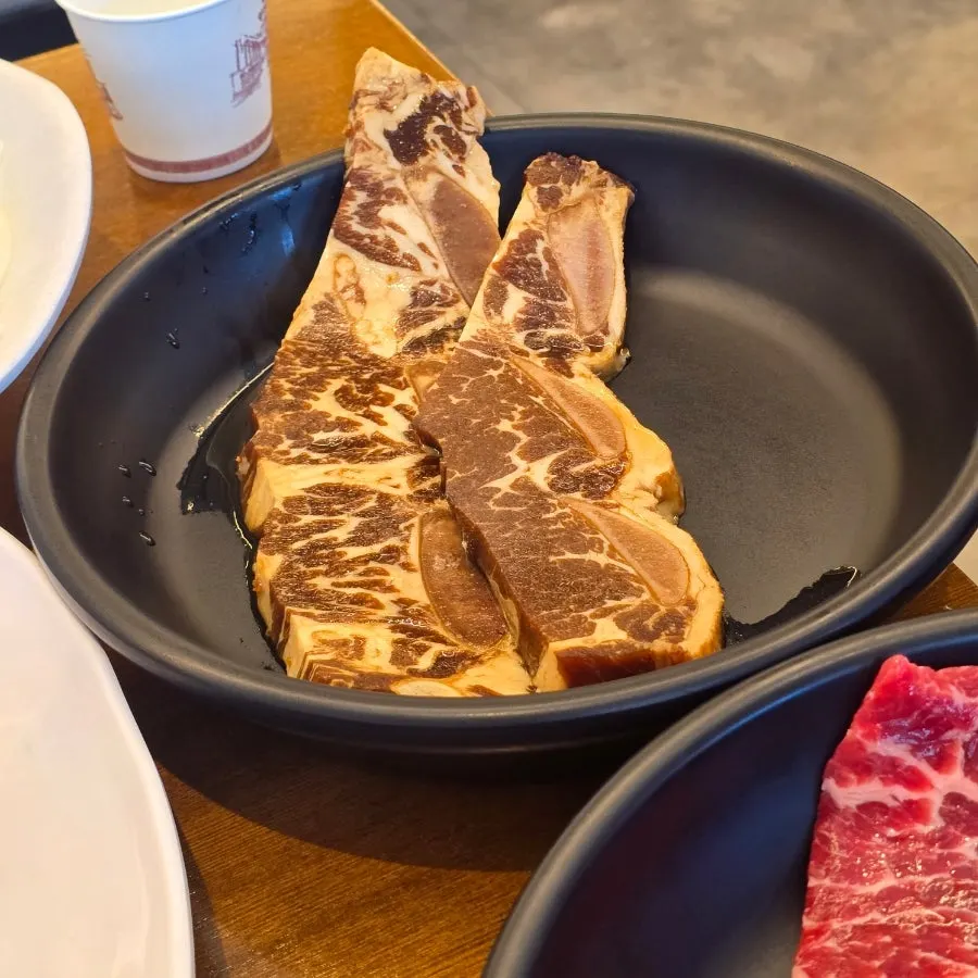 Assorted side dishes for ribs