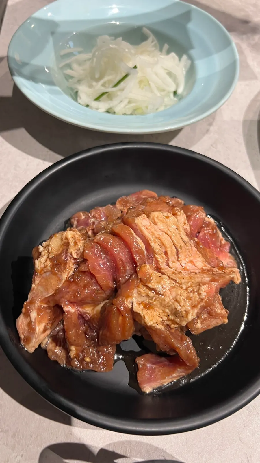 한돈 수제 갈비 3인분 생고기 상차림