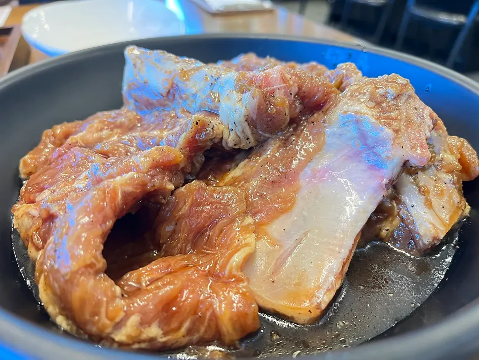 만포갈비 메뉴판