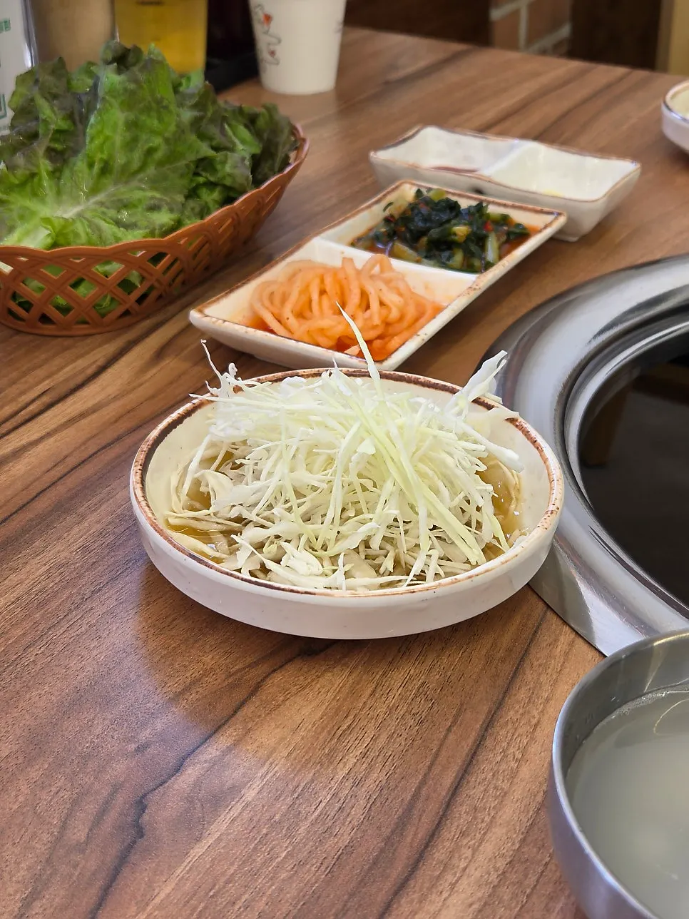 숯불닭갈비와 후식 막국수 주문 이미지