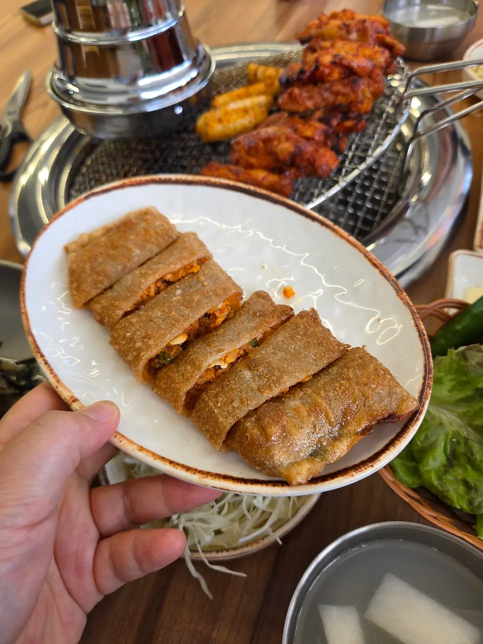 김치 메밀전병 리뷰 이벤트 이미지