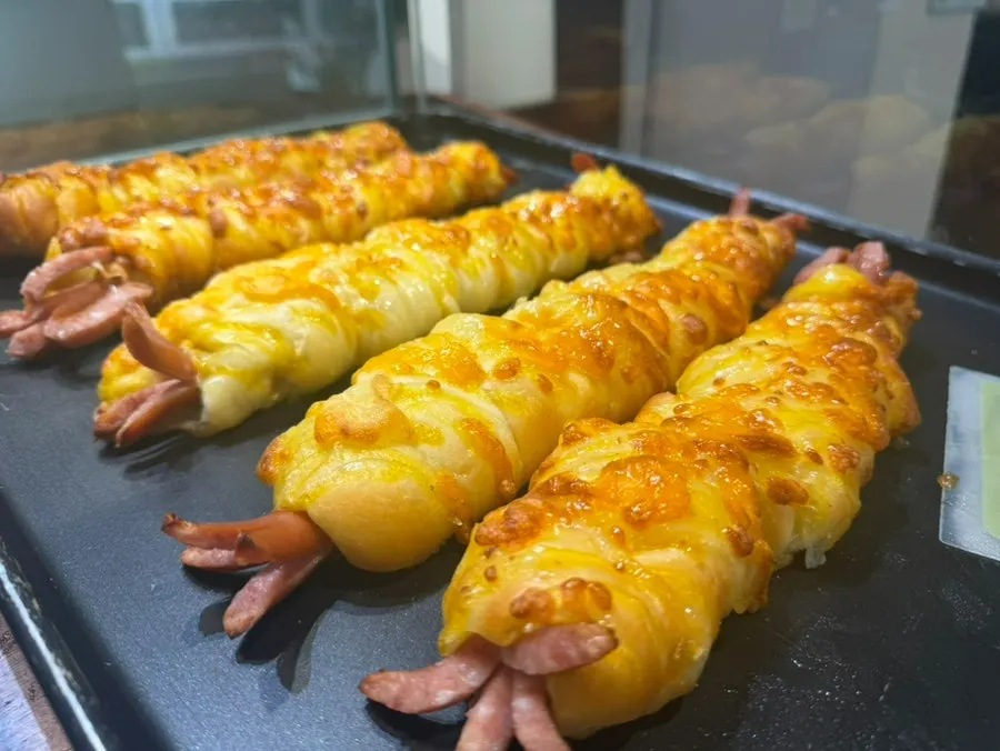 Doasis bakery items chosen on a tray