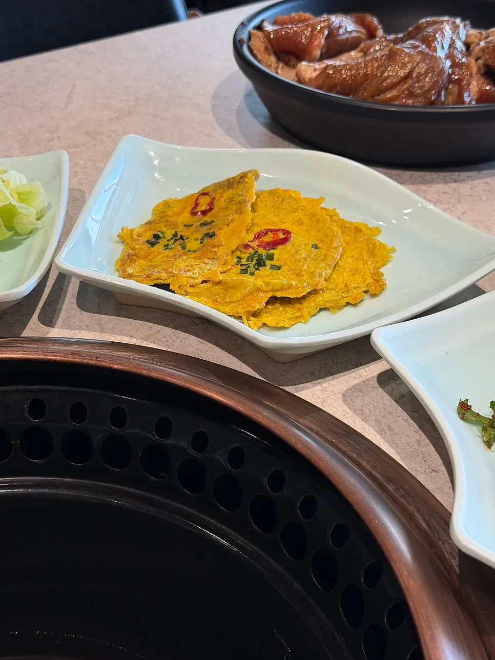 Salad side dish at Manpo Garden