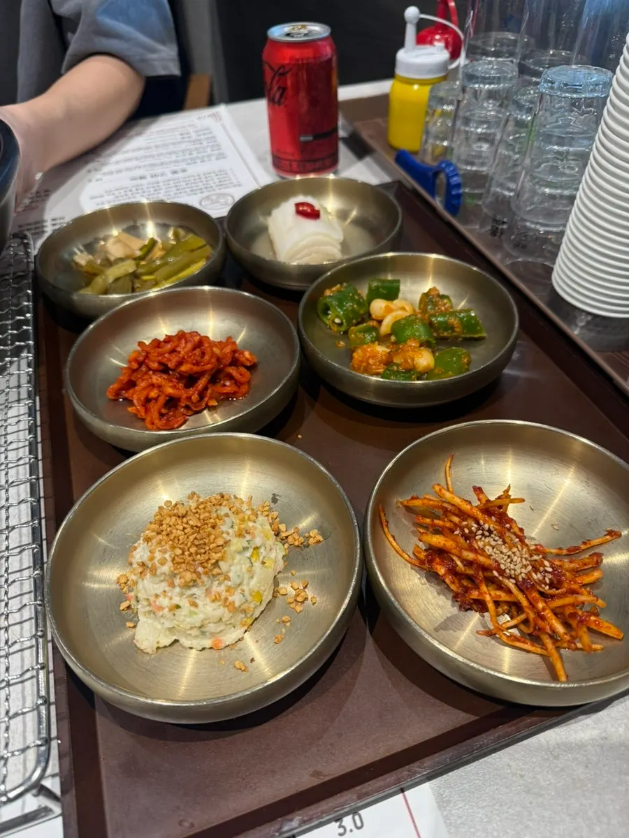 Ordered raw hanu-style pork galbi and hanu sirloin