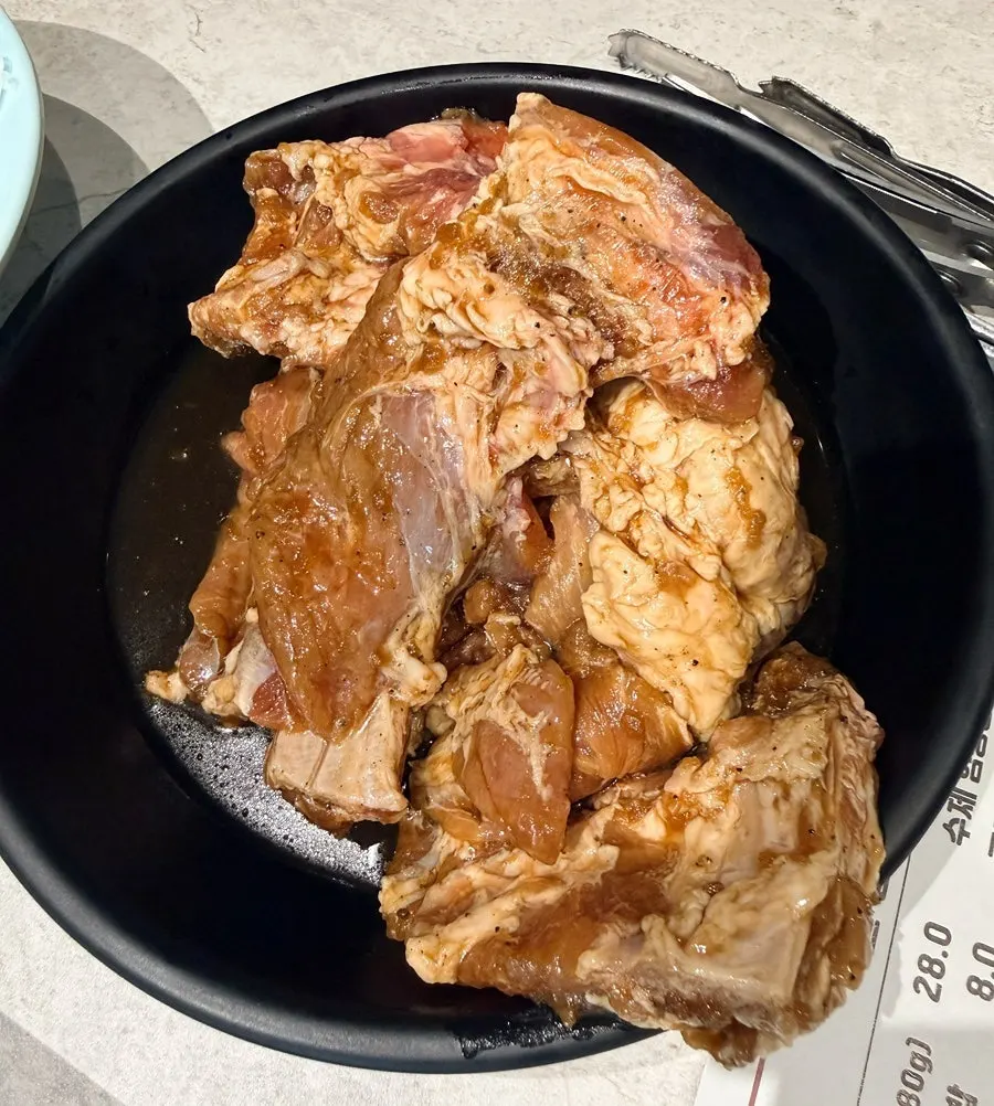 고기까지 세팅된 만포가든 한상차림