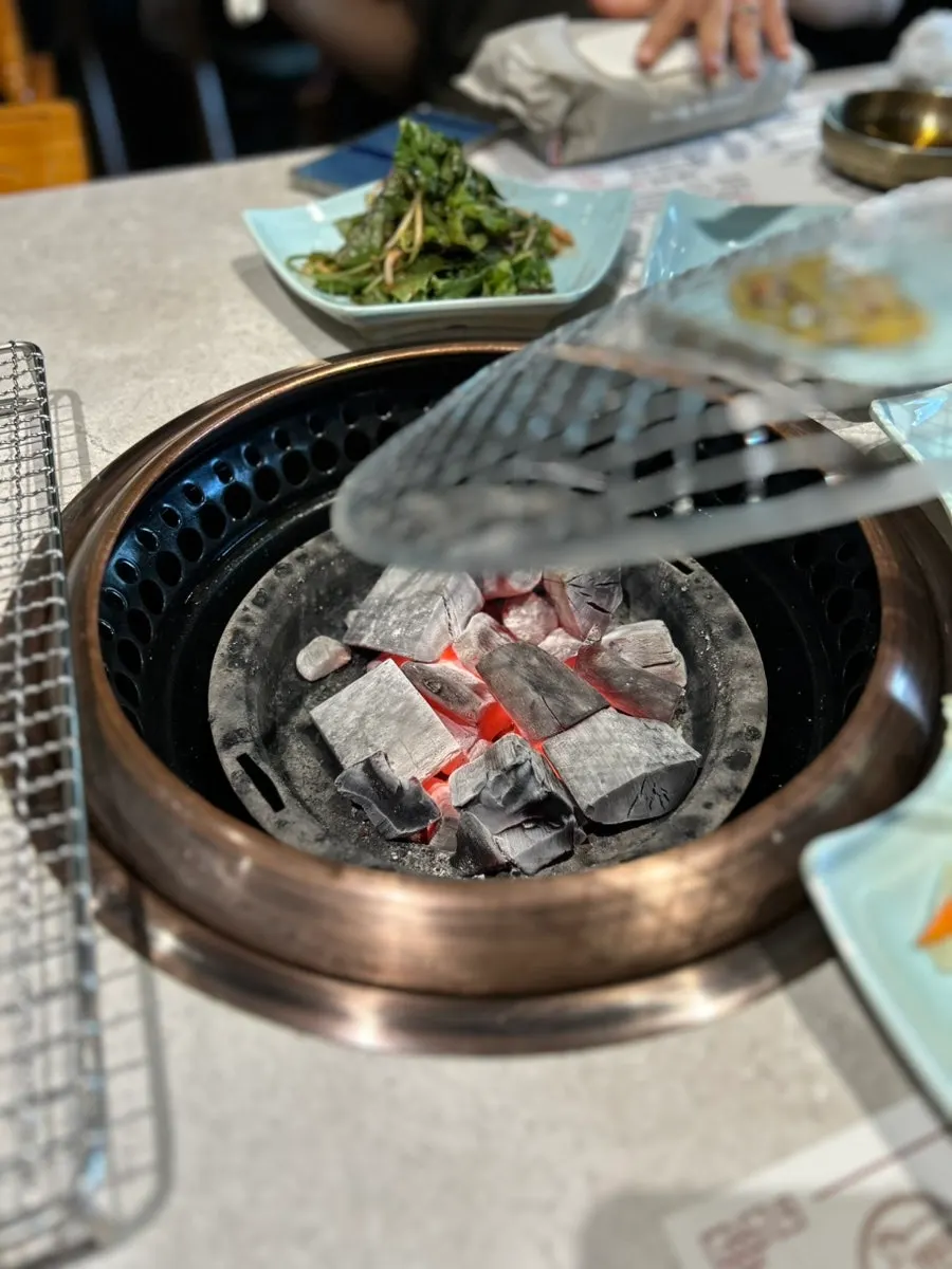 Two servings of ordered marinated galbi
