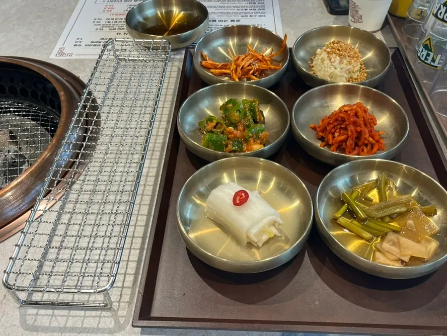 백김치와 장아찌 등 만포가든 밑반찬