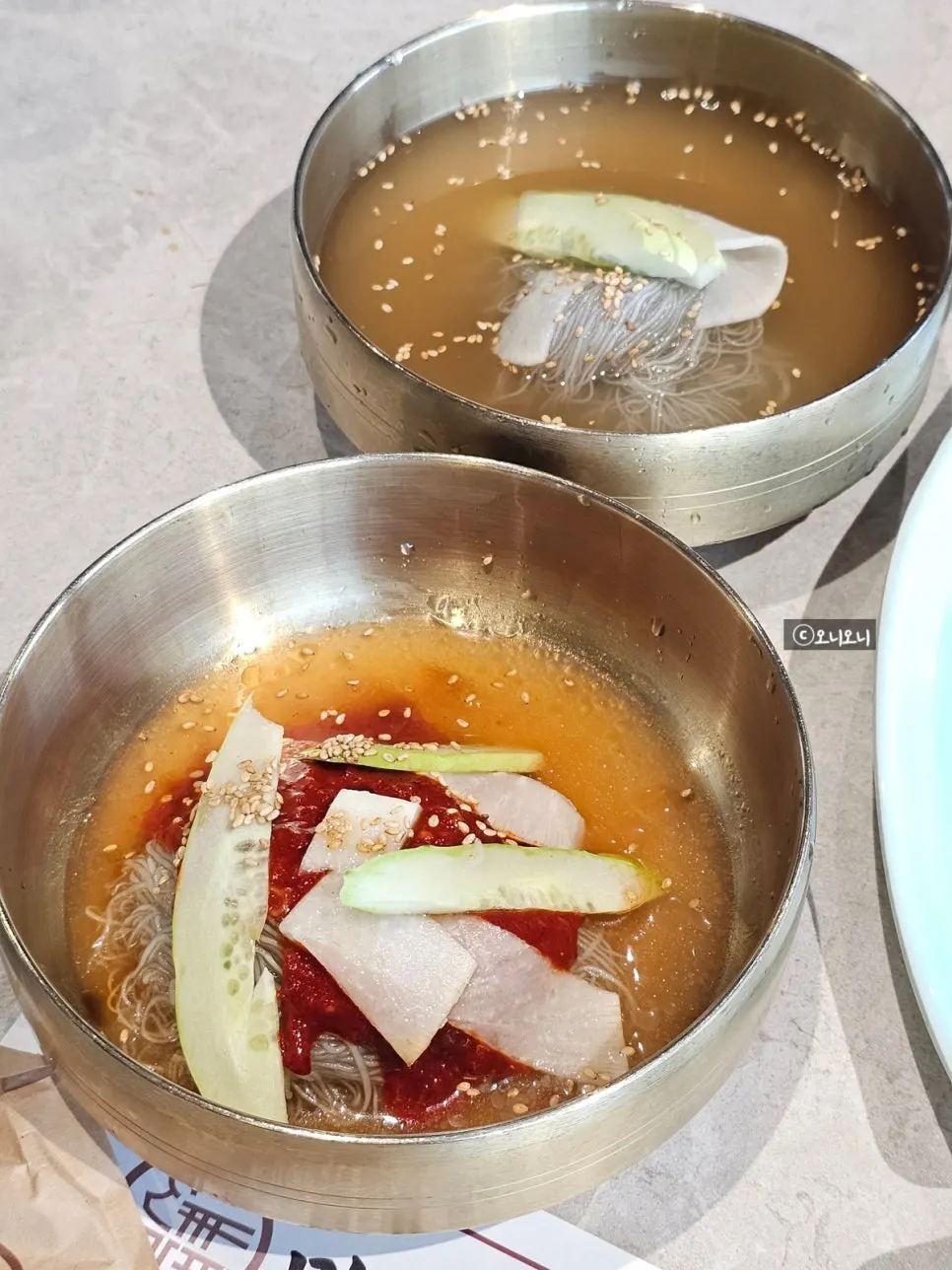 House-made Hamhung naengmyeon at Manpo Garden