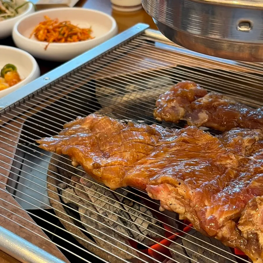 Generous portion of seasoned rib for two