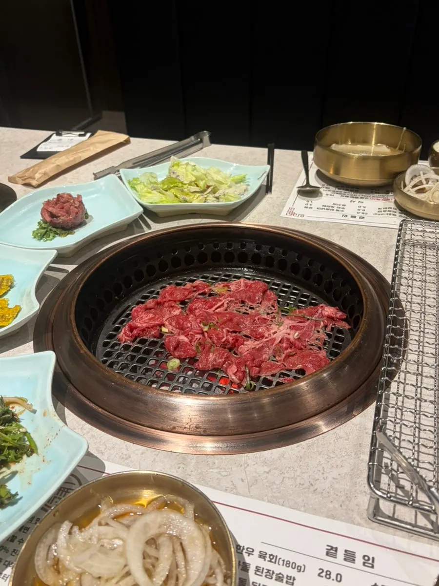 Yukhoe served as a basic side dish