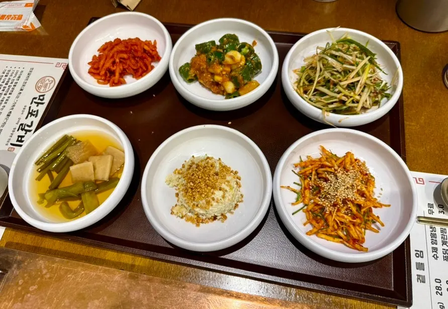 만포갈비 양주본점 테이블 세팅