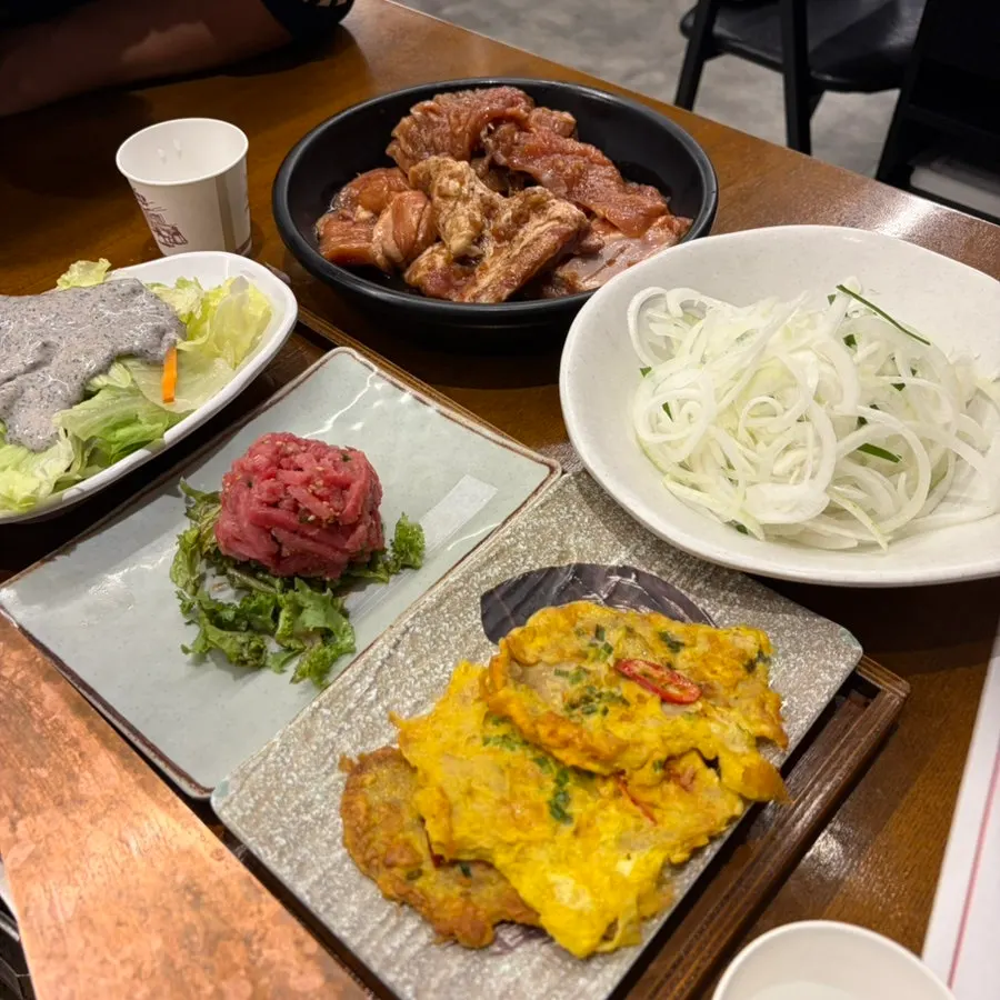 Yukhoe served as a side dish