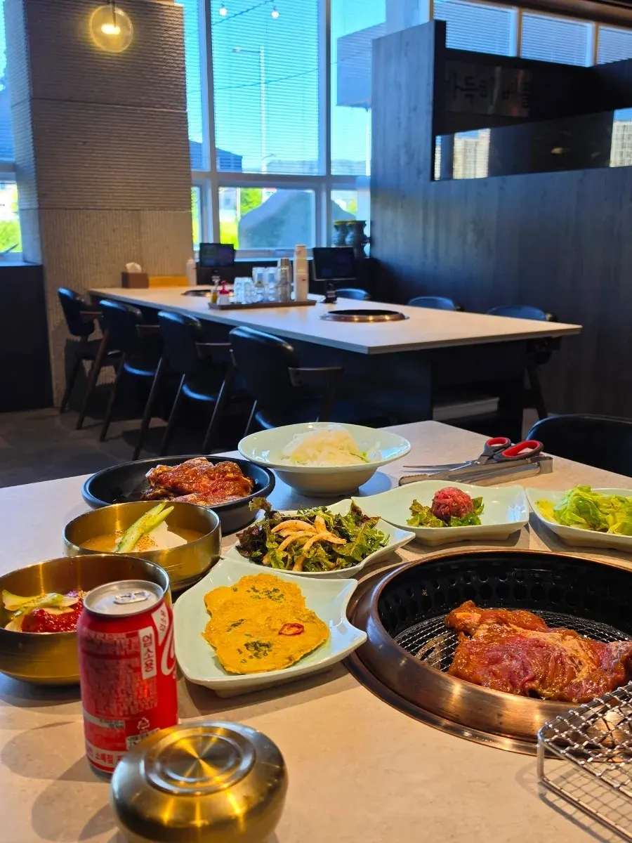 양주 만포가든 한돈 수제갈비 상차림