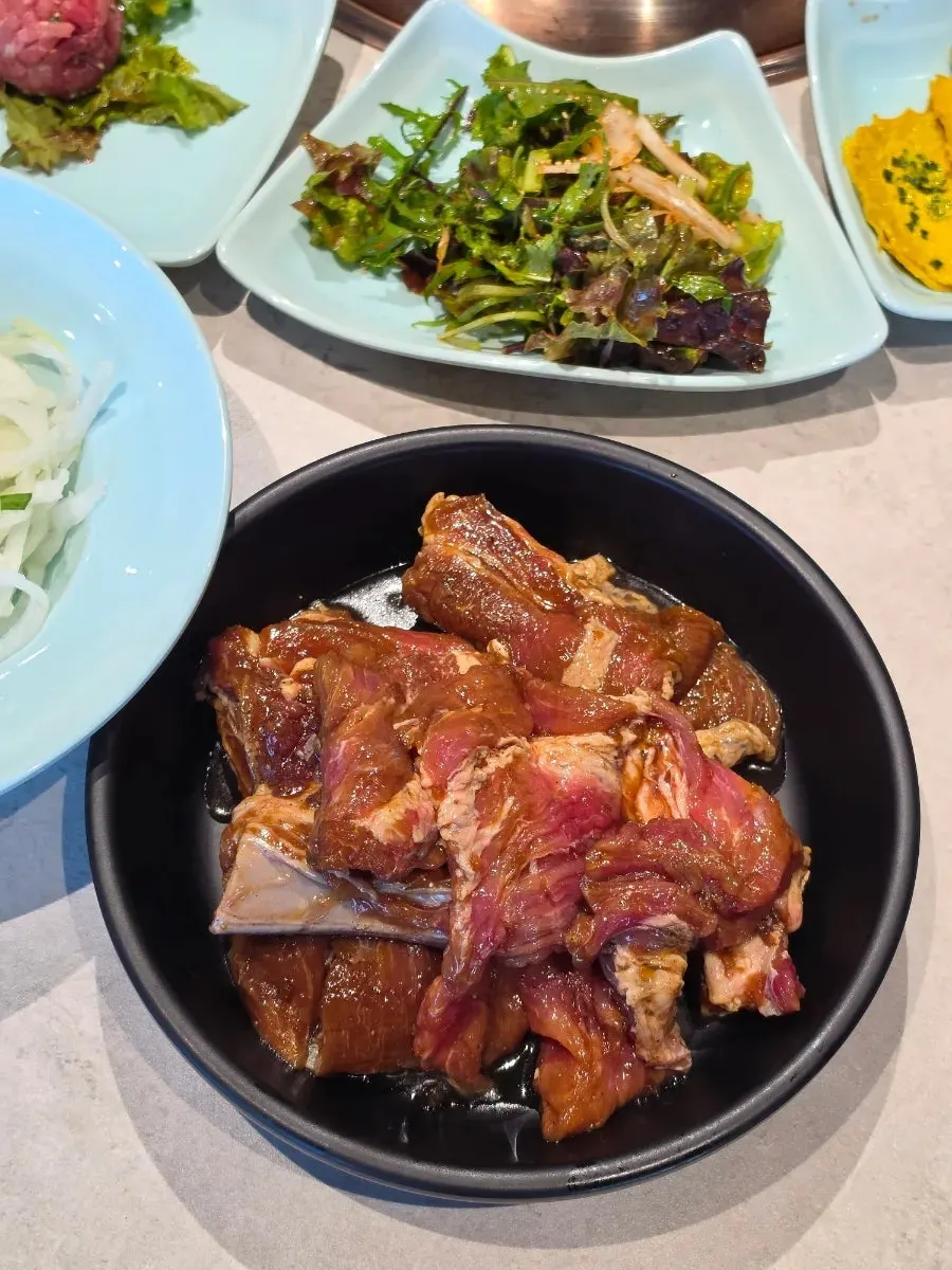 주문한 한돈 수제갈비 3인분