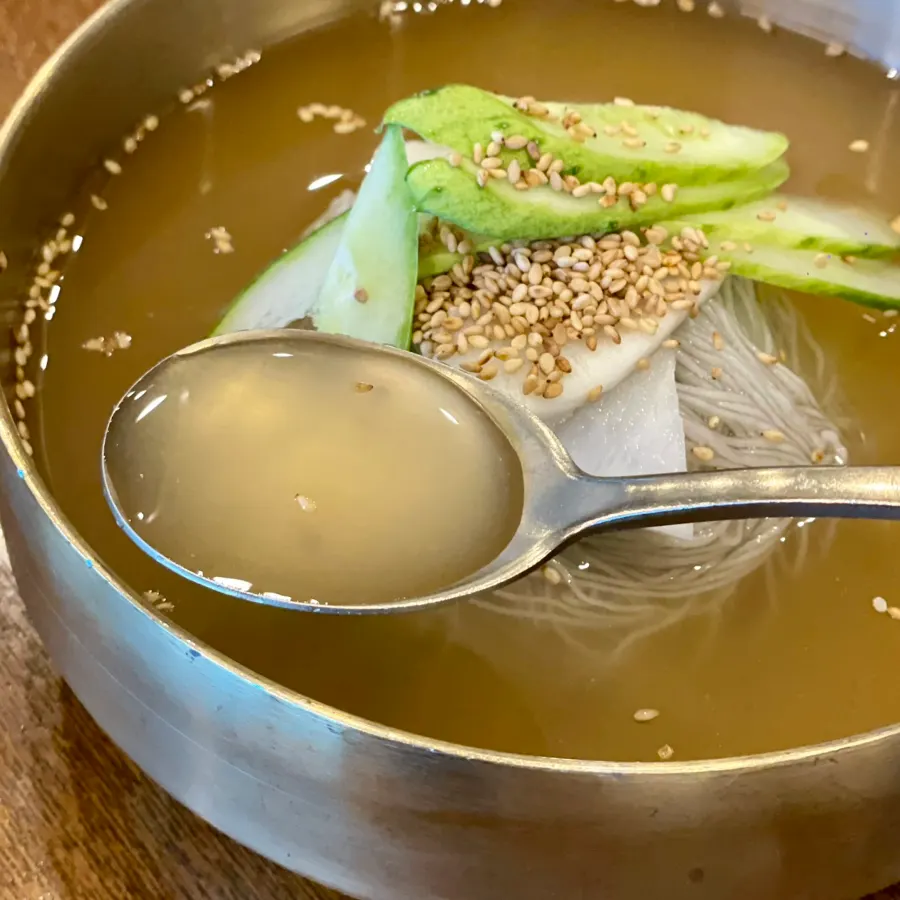 Bibim-naengmyeon with special sauce