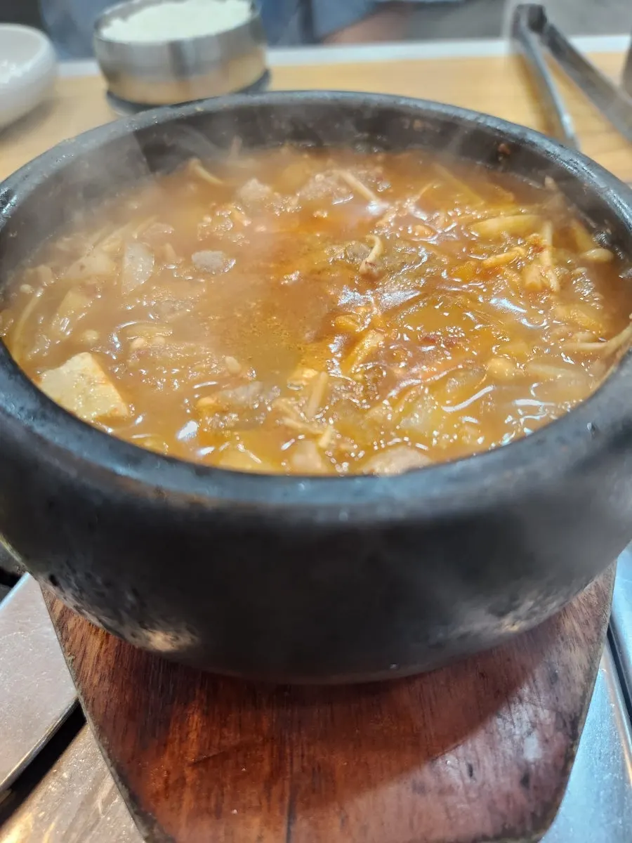내용물 실한 된장찌개