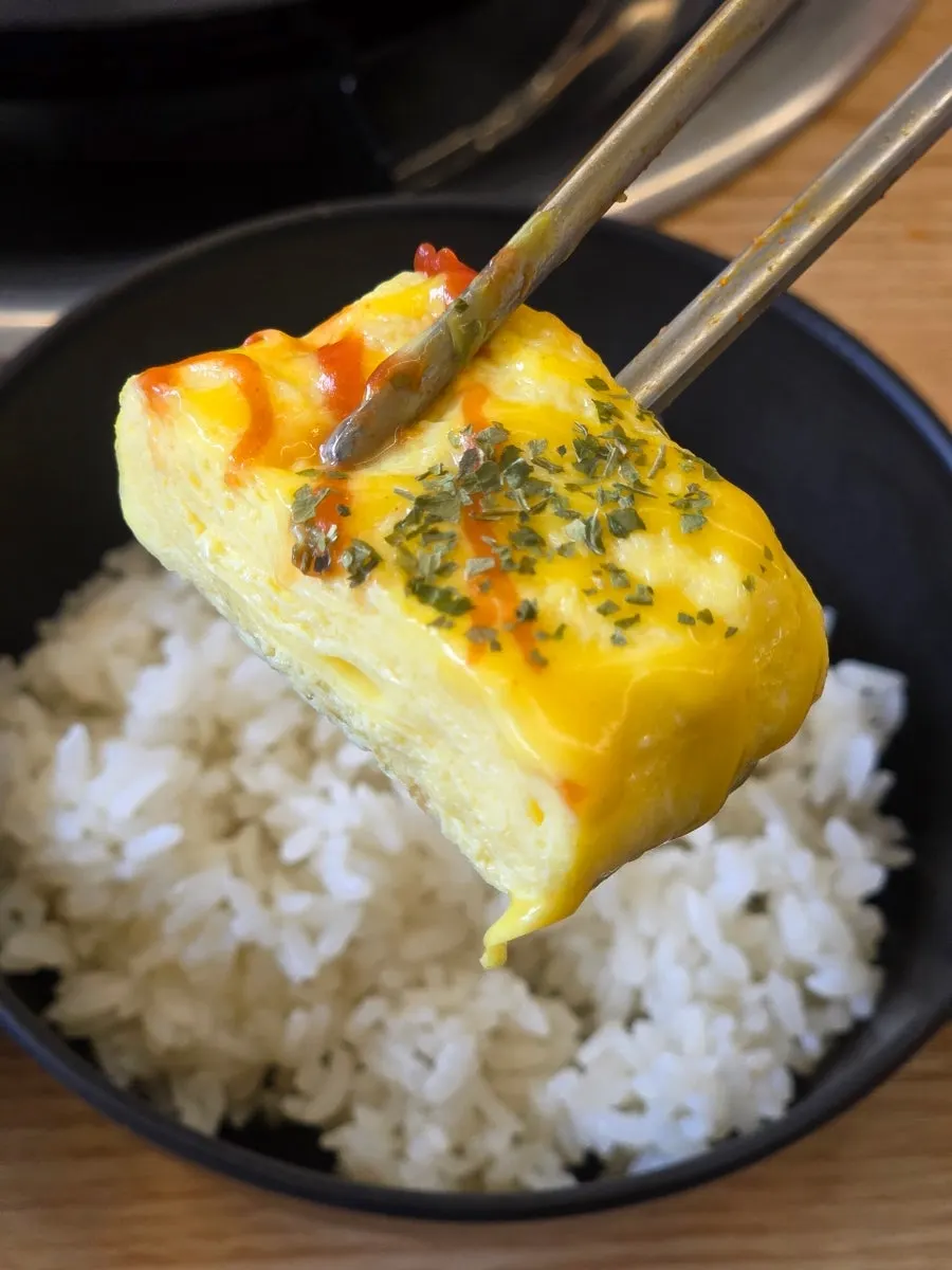 세트로 나온 부드러운 계란말이