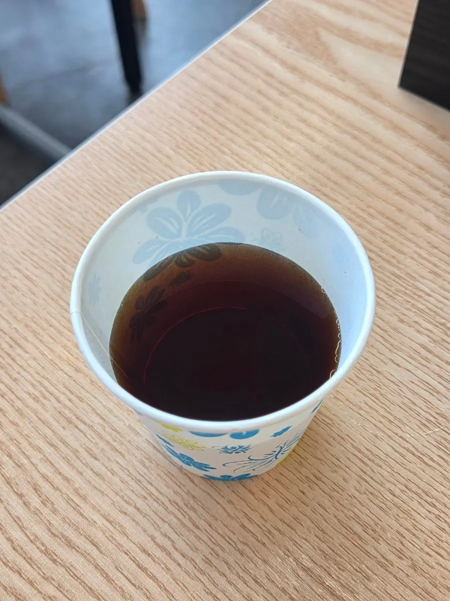 식사 후 마신 아이스 매실차