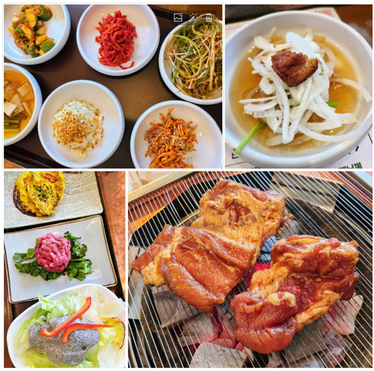 Main photo of the pork galbi table setting at Manpo Galbi Yangju Main Branch