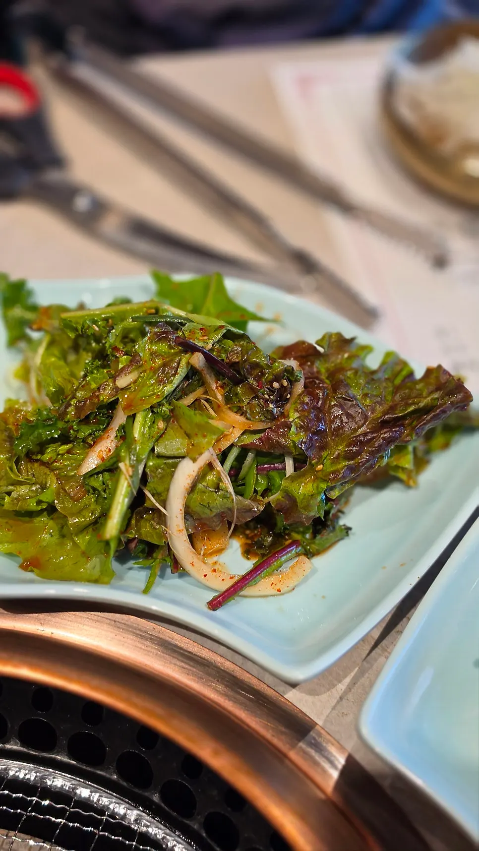 The wide variety of Manpo Garden's side dishes