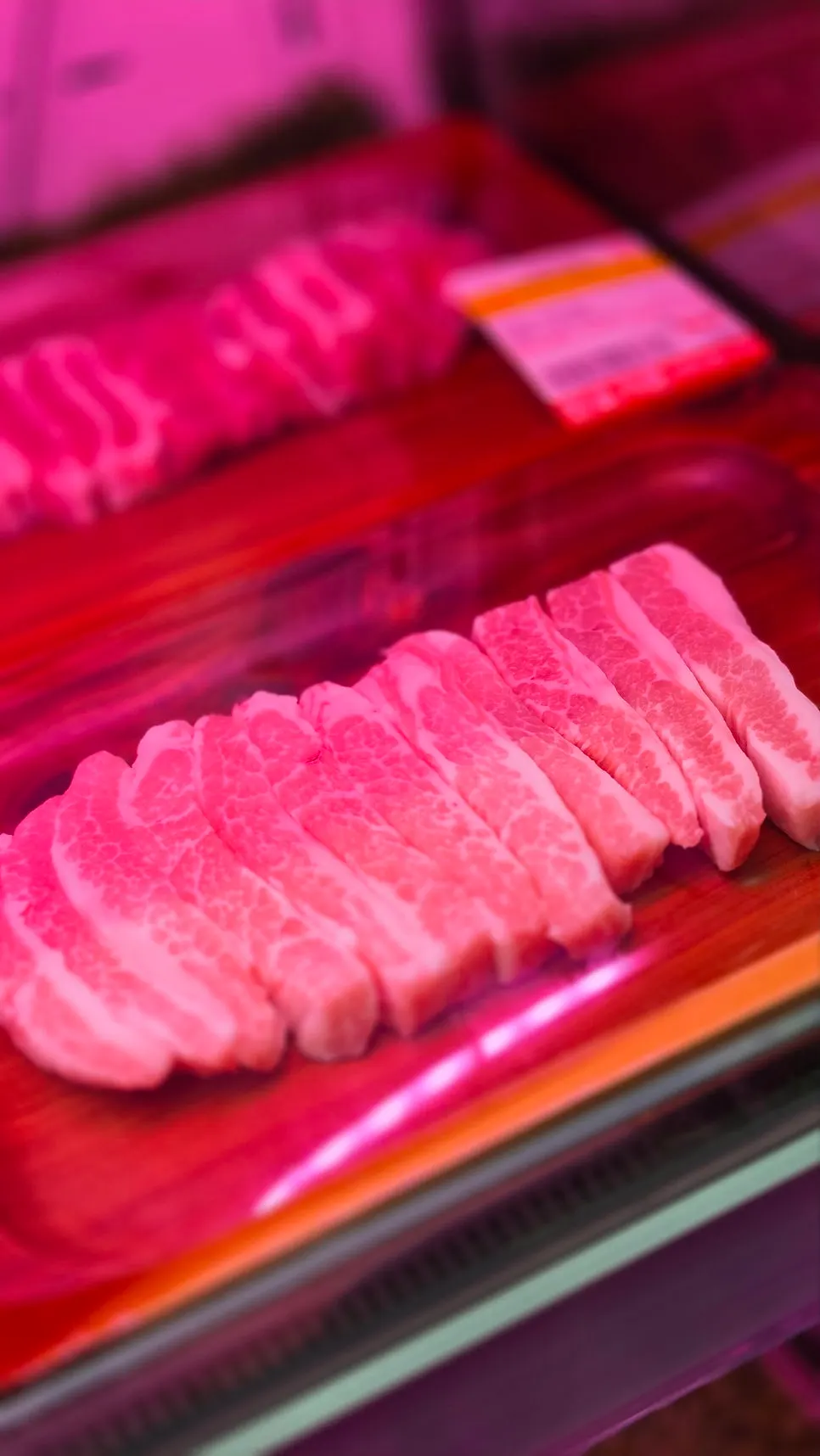 Exterior of the meat shop next door