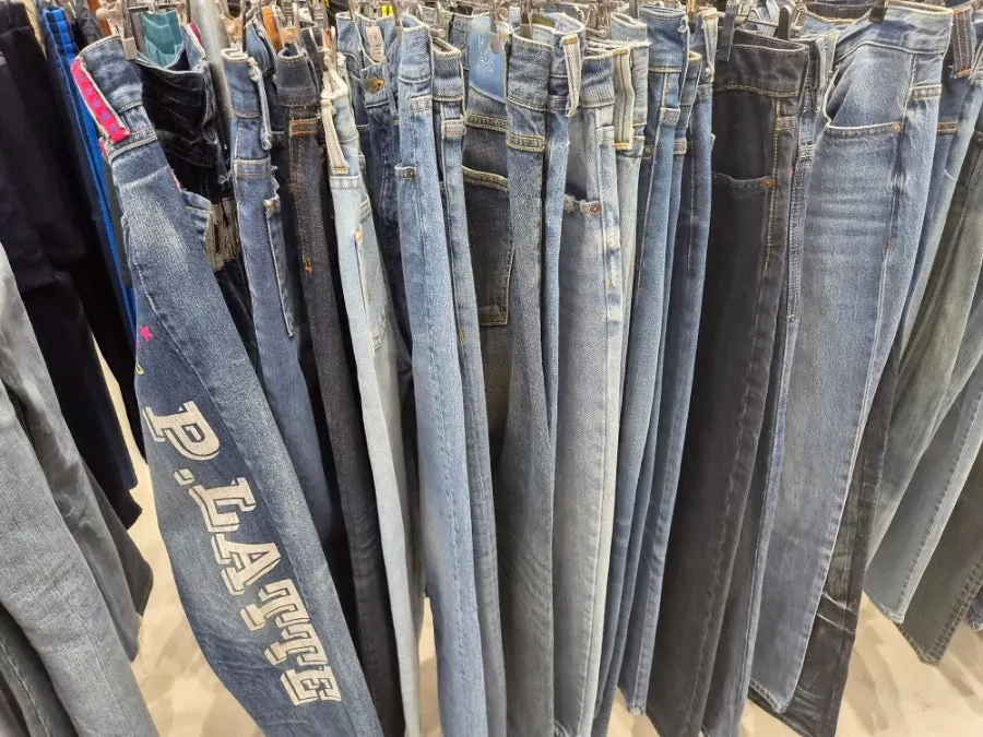 Rack of basic hoodies