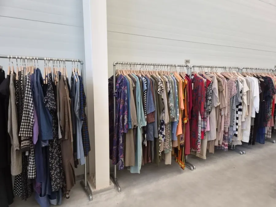 Top section of the warehouse-style store
