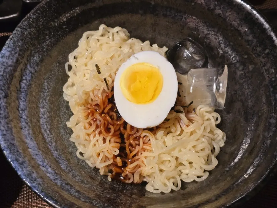Bibimmyeon ordered as a side dish