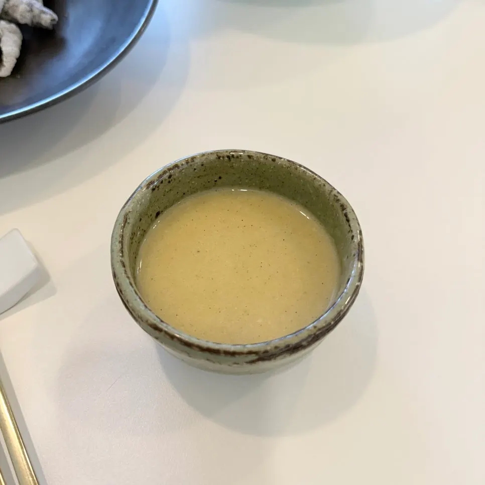 Ochan Hoedong seasonal salad with house-made dressing