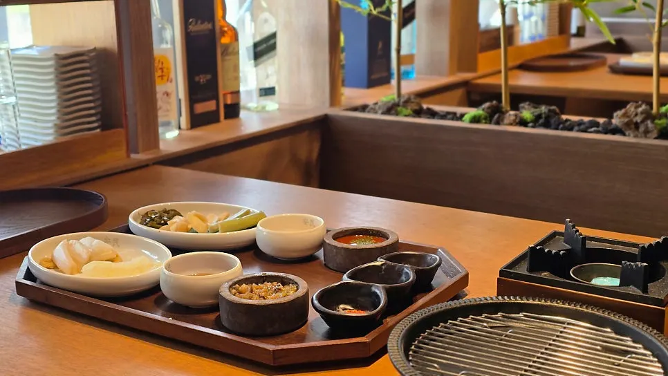Fine-dining-style interior of Anmin Yangsan