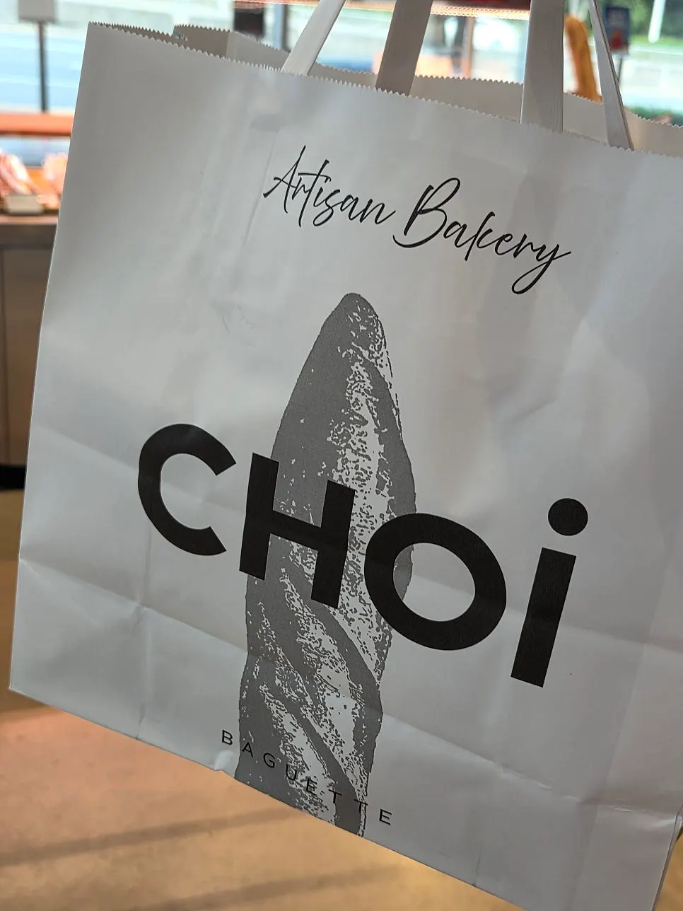 Breads picked out for takeout at Choi