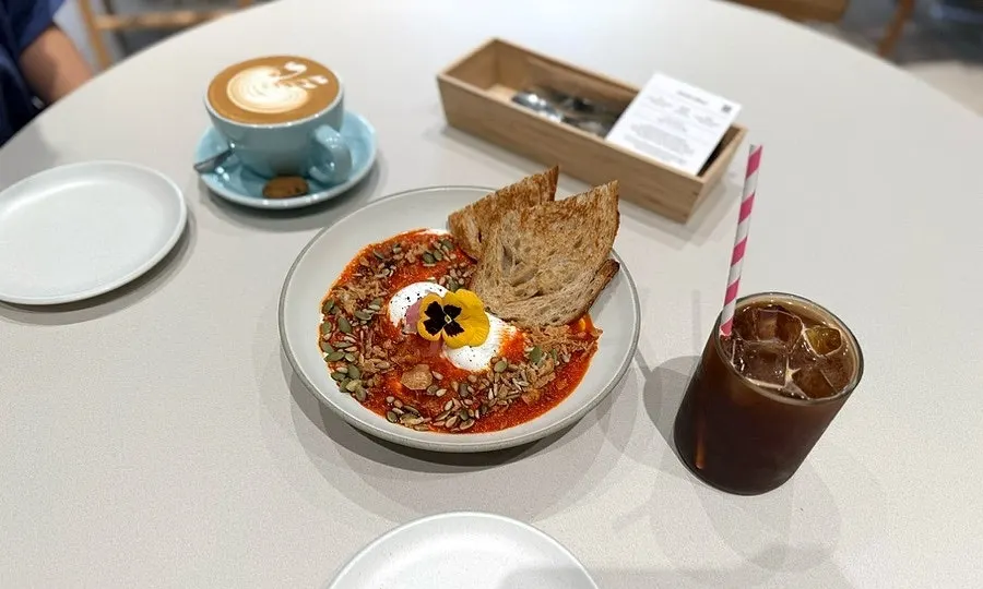 Famous Venny brunch and coffee spread
