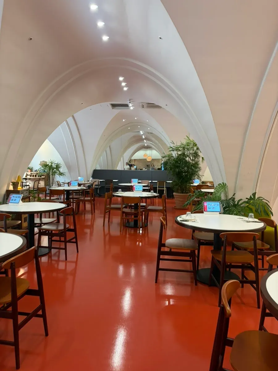 Dining space at Bueokgan Restaurant in Yangsan