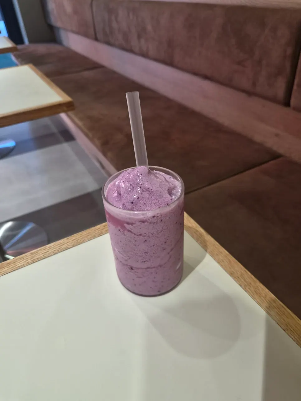 Refreshing blueberry ade