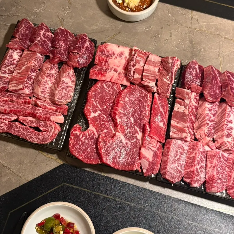 Assorted A and Assorted B Korean beef