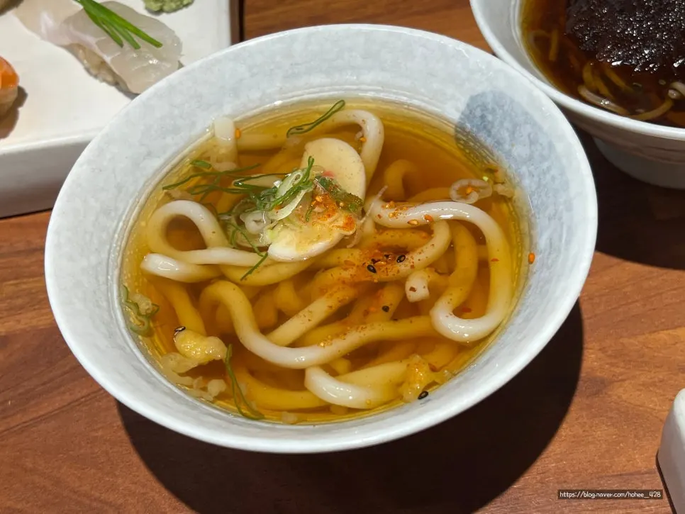 Mini udon ordered for lunch