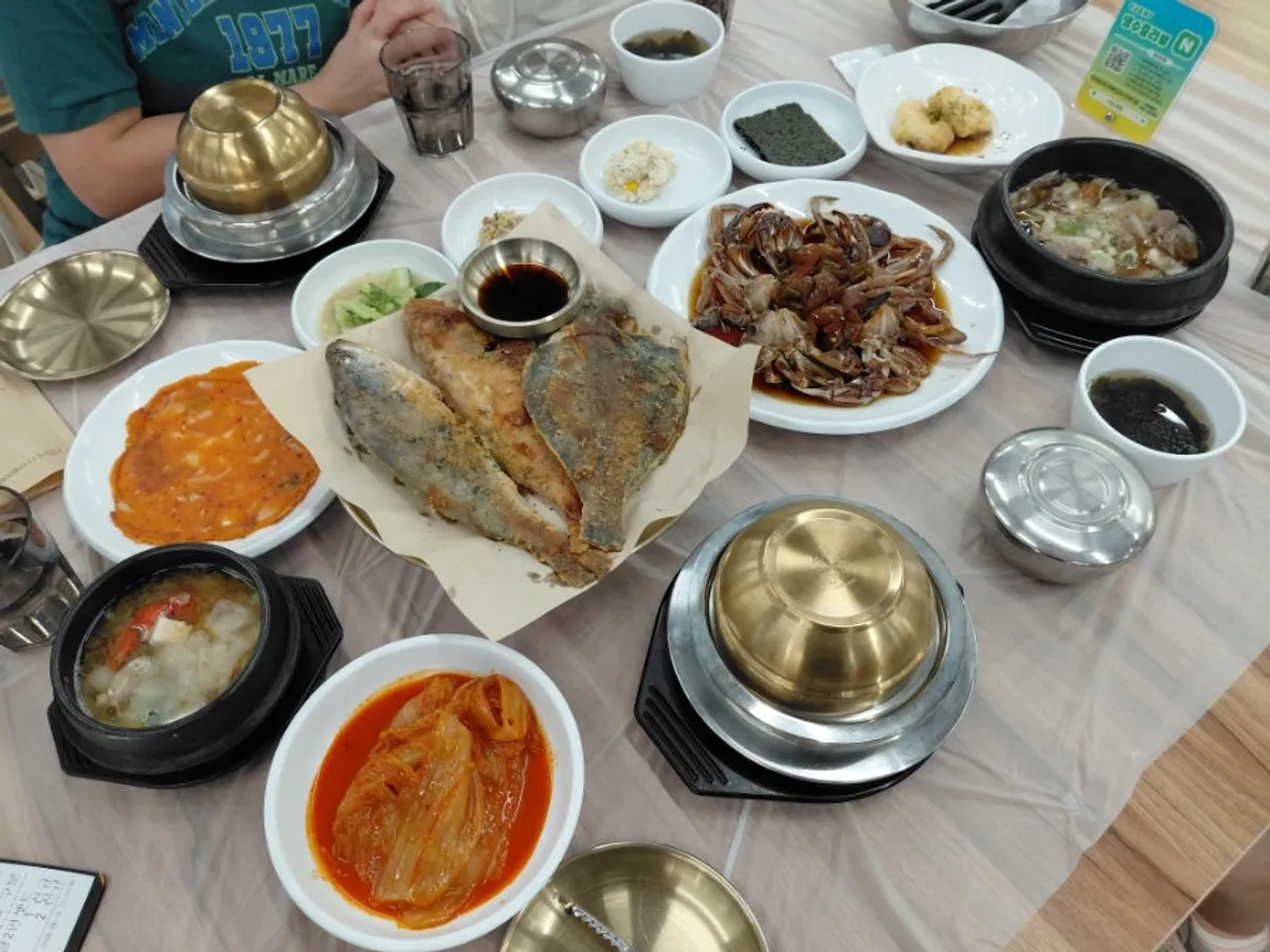 더도게장 기본 상차림 한상