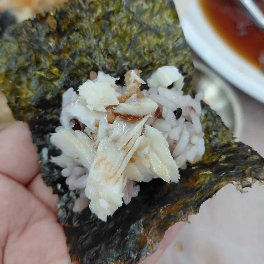 살이 통통한 가자미구이 클로즈업