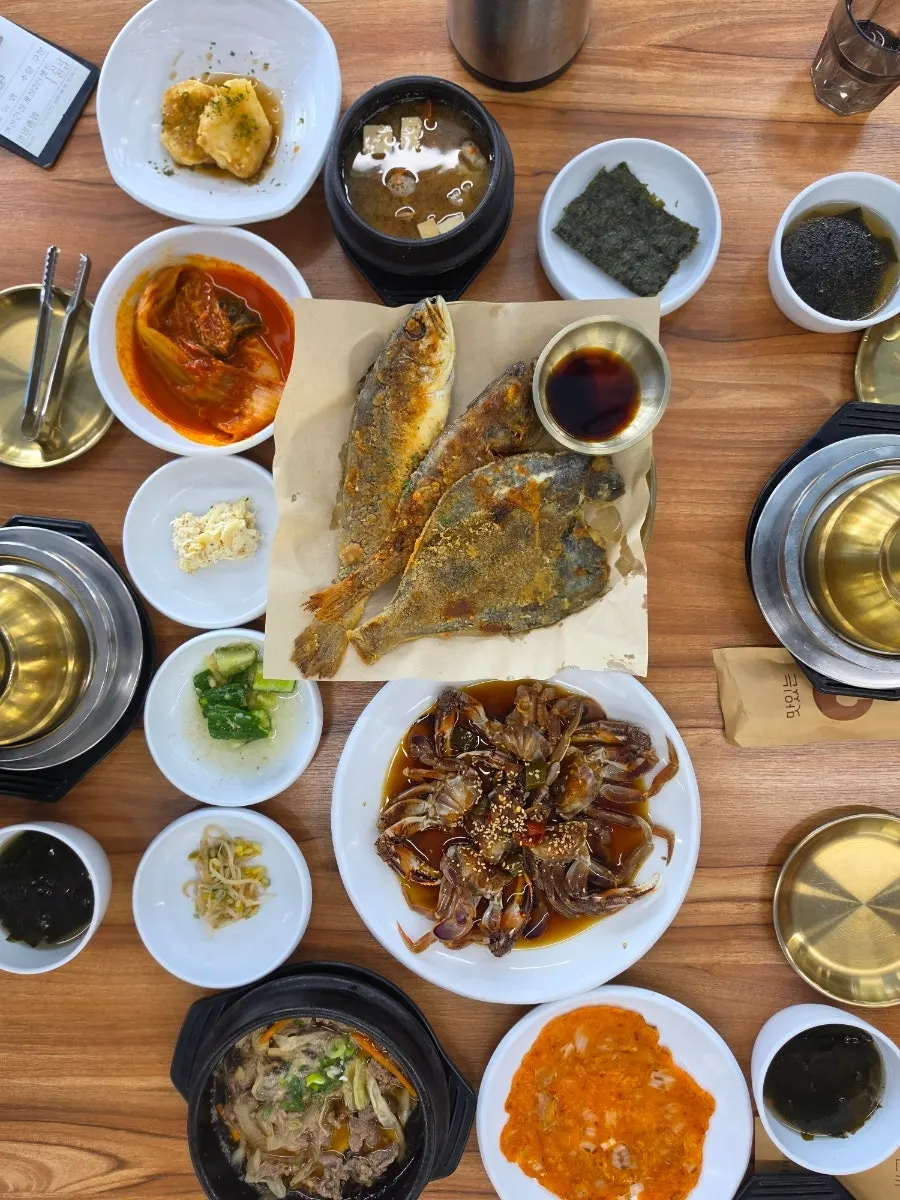 더도게장 제주 황게 간장게장 접시